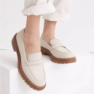 Madewell the Bradley lug sole loafer in leather
